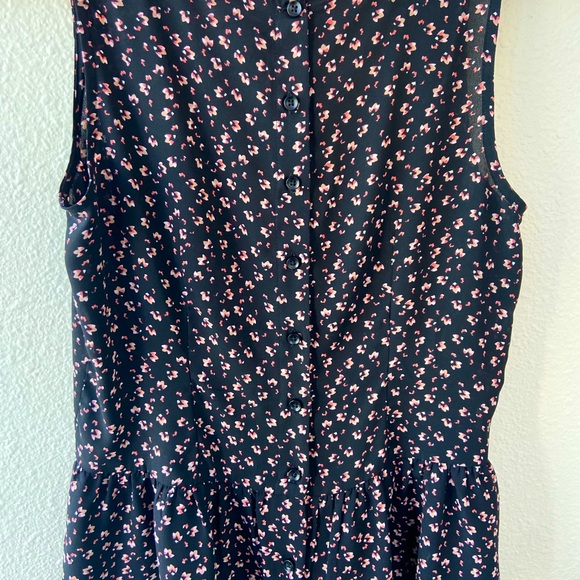 LOFT Floral Layered Blouse - Picture 4 of 9